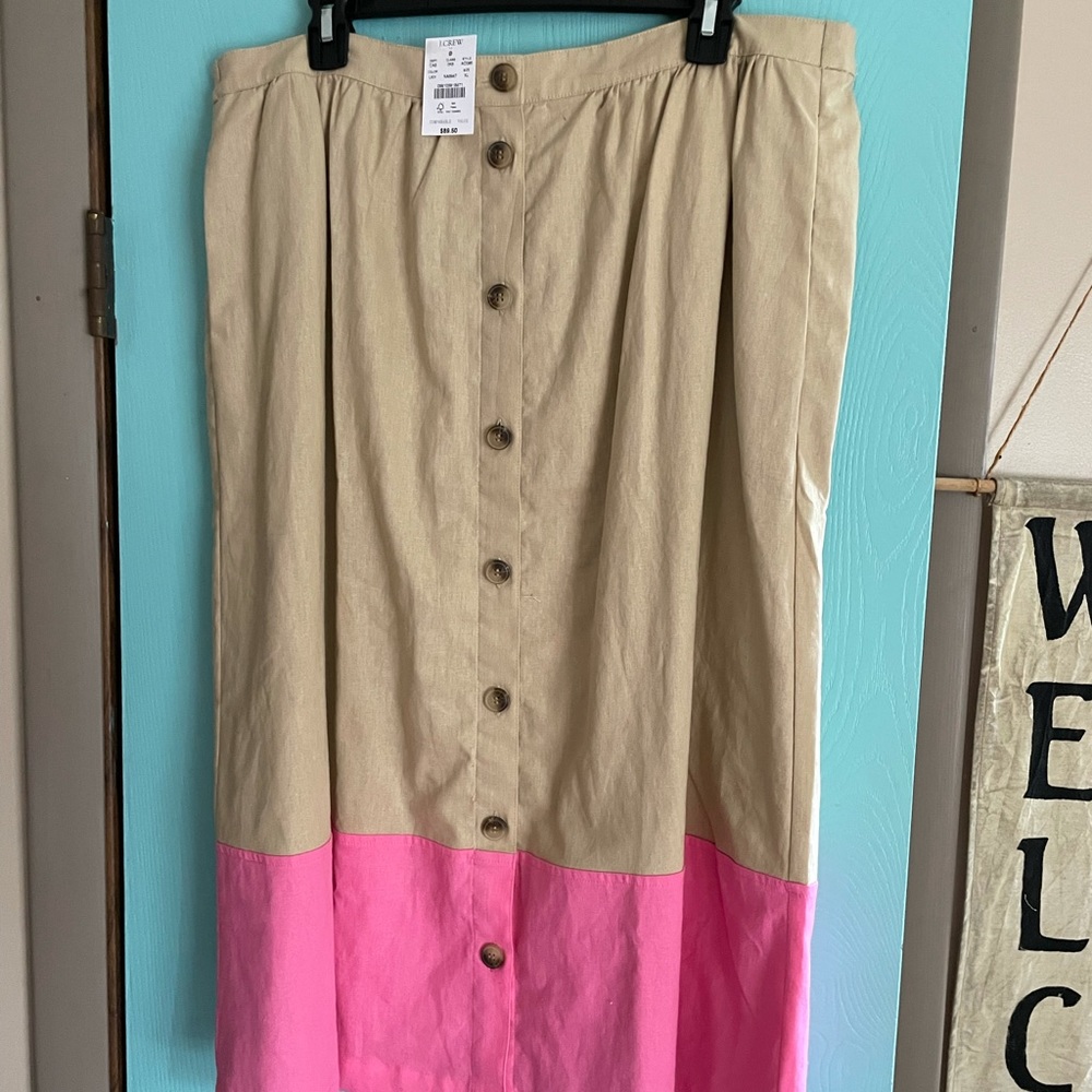 J. Crew midi skirt XL